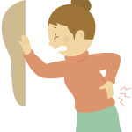 ぎっくり腰　腰痛